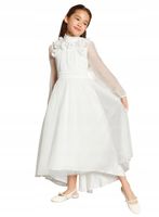 Sukienka Lipsy z długim rękawem do Komunii Świętej 10 LAT