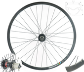 Koło rowerowe tylne 8/11 czarne 32H MTB Novatec D042SB + Alexrims MD25