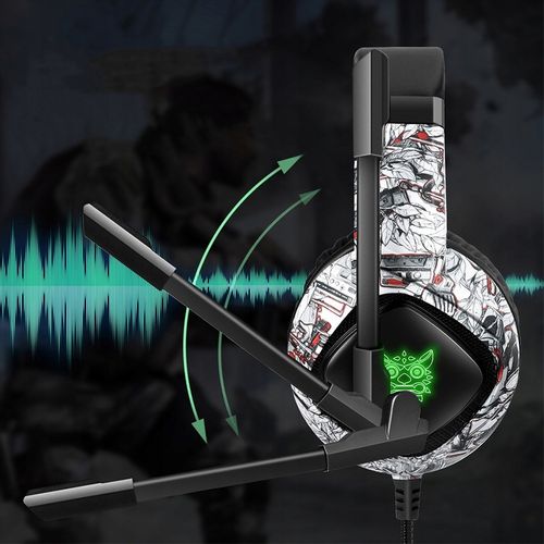 ONIKUMA K19 CAMO SŁUCHAWKI GAMINGOWE NAUSZNE PRZEWODOWE Z MIKROFONEM RGB na Arena.pl