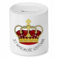 Skarbonka Dla Szefa Szefowa Jego Wysokość Szefowa Z Nadrukiem Ze Zdjęciem