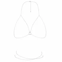bijoux indiscrets magnifique bra chain silver - łańcuszek dekoracyjny