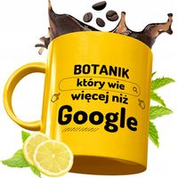 Złoty Kubek Premium Dla Botanika Na Prezent Z Nadrukiem Ze Zdjęciem