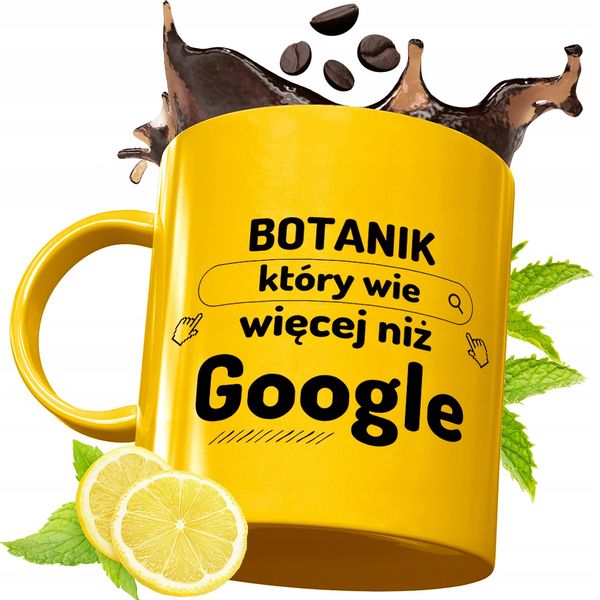 Złoty Kubek Premium Dla Botanika Na Prezent Z Nadrukiem Ze Zdjęciem zdjęcie 1
