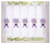 ZAZDROSTKA ZAZDROSKA piękna firana kuchenna prowansja LAWENDA kwiat 300x50