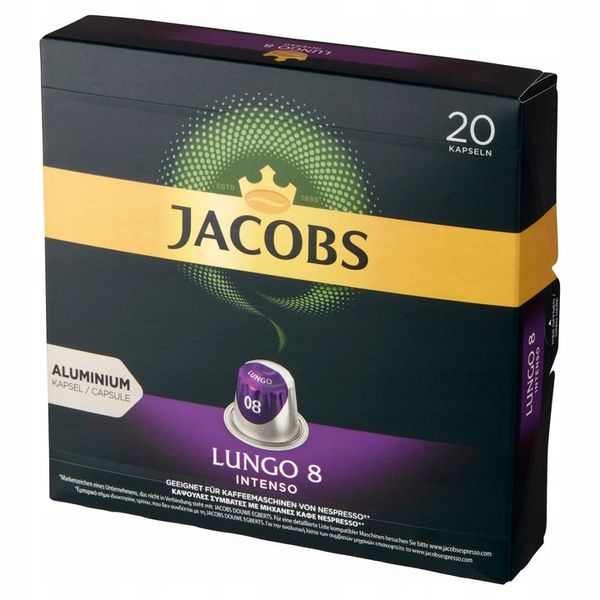 KAWA NESPRESSO JACOBS LUNGO INTENSO 100 kapsułek zdjęcie 10