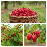 MALINA PÓŹNA CZERWONE DUŻE OWOCE