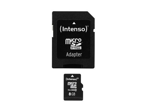 Intenso Micro SDHC 8GB Class 10 + Adapter na Arena.pl