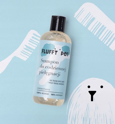 SZAMPON dla psów do codziennej pielęgnacji FluffyPet 300ml HIPOALERGICZNY na Arena.pl