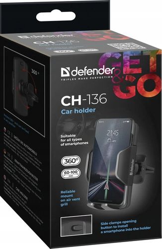 UCHWYT DO SAMOCHODU NA TELEFON KRATKĘ NAWIEWU SAMOCHODOWY DO KRATKI 4-7,2" na Arena.pl