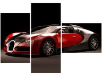 OBRAZ CZERWONE BUGATTI VEYRON