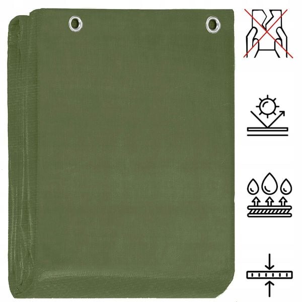 Springos Plandeka 120 g/m2 4 x 8m zdjęcie 4