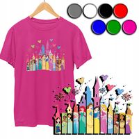 KOSZULKA DZIECIĘCA T-SHIRT Z NADRUKIEM - KSIĘŻCZNIKI DISNEYA - L 146-152