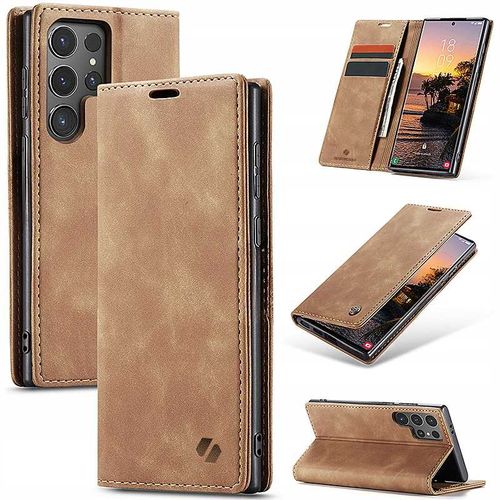 Spacecase Wallet Galaxy S24 Ultra Light Brown na Arena.pl