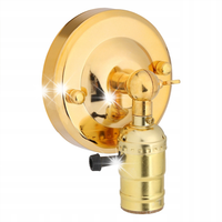 Vintage Light Holder E27 Kinkiet z Przełącznikiem