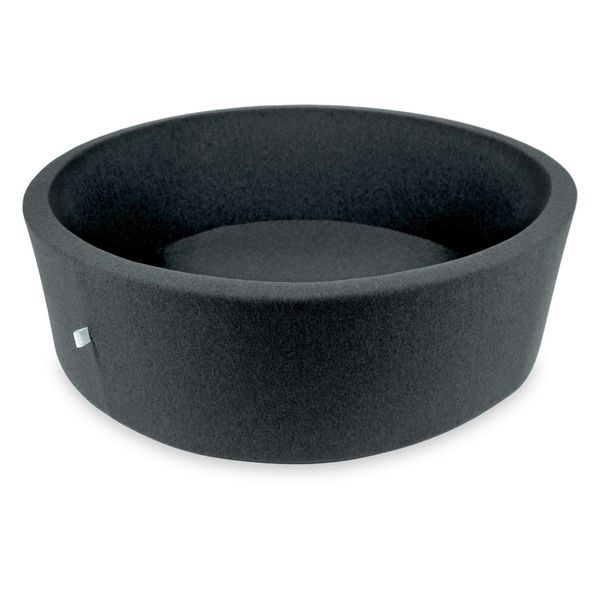 Suchy basen 130x40cm grafitowy bez piłek zdjęcie 1