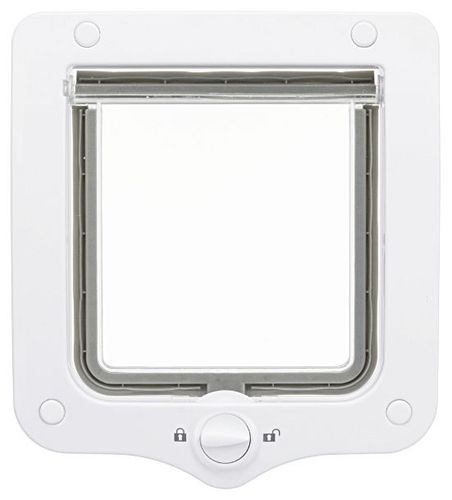 TRIXIE 2-Way drzwi wahadłowe magnetyczne klapka przejście kota psa białe na Arena.pl