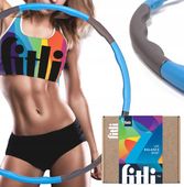 HULA HOP 95cm z Wypustkami Masującymi Piankowe Składane ODCHUDZAJĄCE FITNES