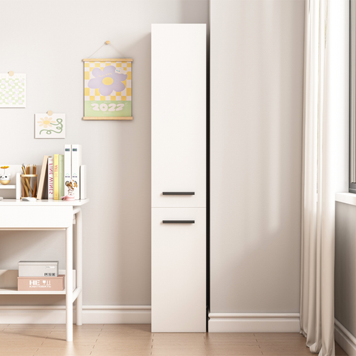 REGAŁ SZAFKA BIAŁA NOWOCZESNA STOJĄCA SŁUPEK WYSOKI LOFT 2-DRZWIOWY 174 CM na Arena.pl