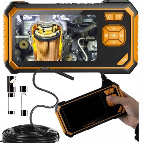KAMERA INSPEKCYJNA ENDOSKOP 5M USB + WYŚWIETLACZ FULL HD na Arena.pl