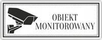 Tabliczka Grawer na Drzwi OBIEKT MONITOROWANY