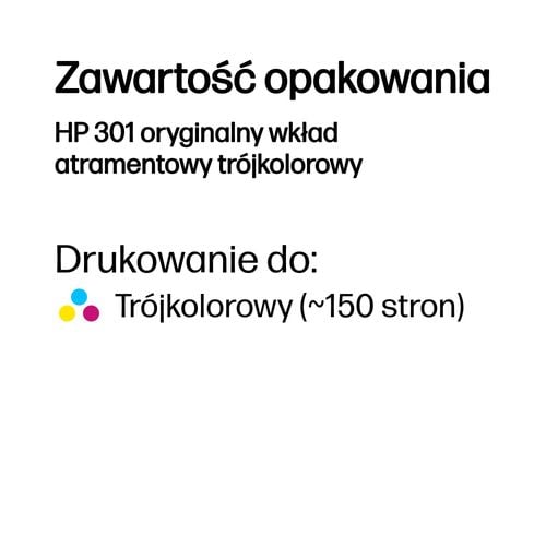 Tusz HP 301 Color na Arena.pl