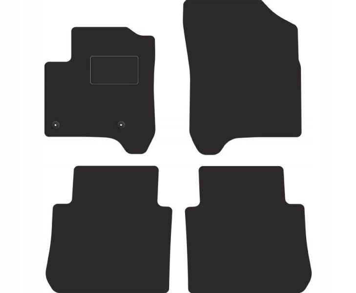 Dywaniki welurowe Citroen C3 Picasso 2008-2017 zdjęcie 6