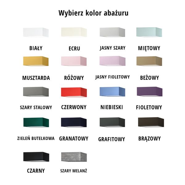 Geometryczny plafon do salonu ALBA zdjęcie 20