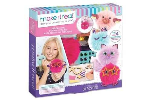 MAKE IT REAL zestaw kreatywny do tworzenia Puszystych Breloczków na Arena.pl