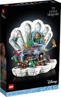 2X Zestaw klocków LEGO Disney Królewska muszla Małej Syrenki 43225