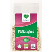 Płatki ŻYTNIE EKO 300g BeOrganic