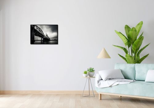 Plakat 59,4x42cm Statek przy Moście na Arena.pl