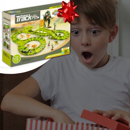 MEGA TOR WYŚCIGOWY DINO PARK DINOZAURÓW 169 EL DINOZAURY SAMOCHODZIK TOR na Arena.pl