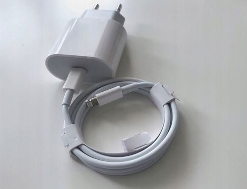 Zestaw do Ładowania IPhona X,11,12,13 Ładowarka + Kabel 1m/USBC Lightning na Arena.pl