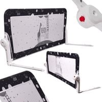 Barierka Osłona Ochronna Do Łóżka Otwierana150Cm Czarna