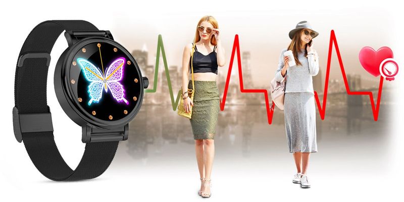 zegarek damski rubicon smartwatch rnbe64-3 black zdjęcie 8