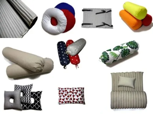 WAŁEK DO JOGI BOLSTER z łuską gryki 20x70 NATURAL na Arena.pl