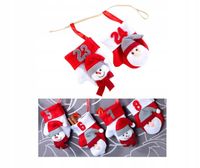 KALENDARZ ADWENTOWY MIKOŁAJ DIY WORECZKI WISZĄCY girlanda adwentowa