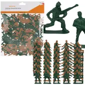 Żołnierzyki plastikowe zestaw do zabawy armia figurki wojskowe militarne 60