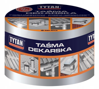 Taśma Dekarska RS TAPE Tytan Professional 10cm x 10m Bitumiczna Aluminiowy