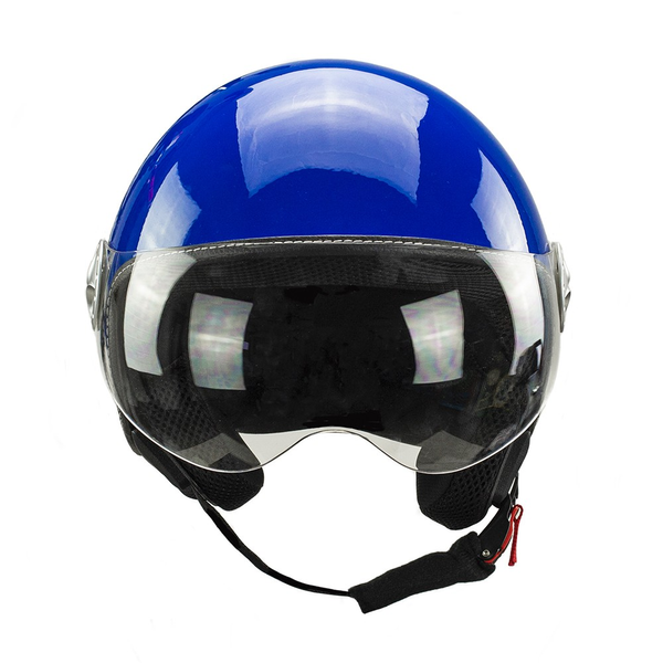 Kask na skuter motocyklowy otwarty BB 592 S niebieski zdjęcie 4