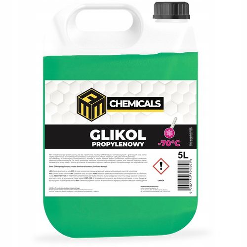 KONCENTRAT GLIKOL PROPYLENOWY solarny -70°C 5L nie zamarza na Arena.pl