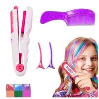 KOLOROWA METAMORFOZA PROSTOWNICA Z KREDAMI I AKCESORIAMI