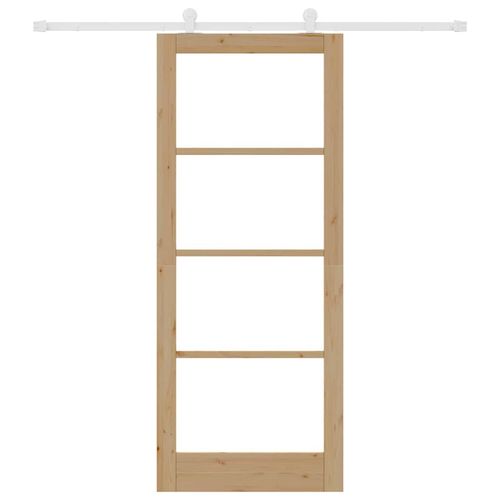 Drzwi Przesuwne ORKDAL Brązowy 86 x 211 cm Drewno i metal na Arena.pl