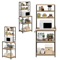 WIELOFUNKCYJNY REGAŁ SZAFKA KUCHENNA JASNY BRĄZ SONOMA LOFT