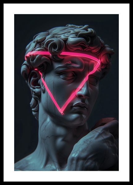 Plakat 30x45cm Neonowy Renesans zdjęcie 3