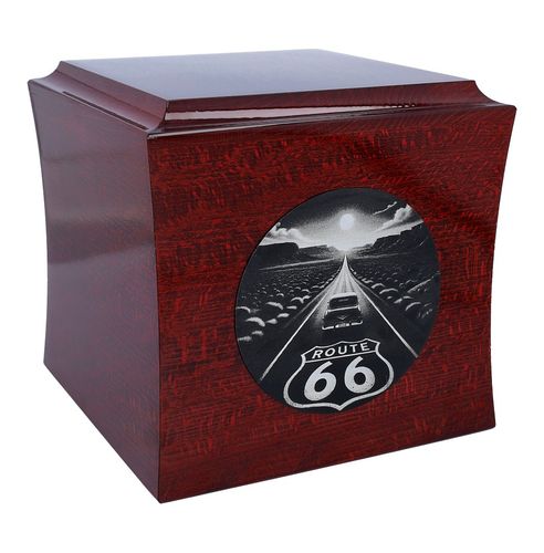 Urna na prochy z motywem Route 66 na Arena.pl