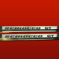 Listwa progowa VOLKSWAGEN SCIROCCO MK2 GT Stal nierdzewna 304 połysk 2szt