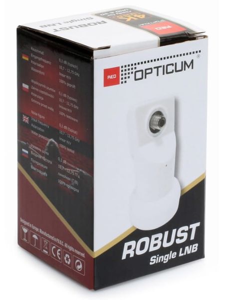 Konwerter do anteny satelitarnej Single Opticum Red Robust zdjęcie 2
