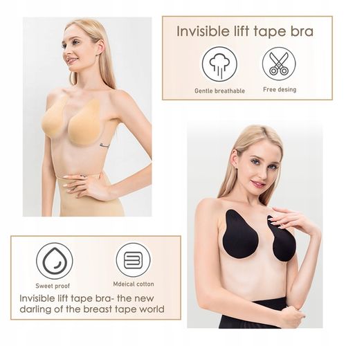 2 pary Taśma podnosząca piersi dla dużych piersi z osłonki na sutki,C-D CUP na Arena.pl