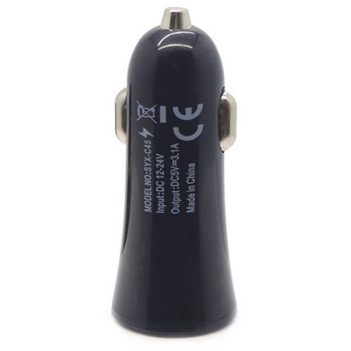 Ładowarka samochodowa 3,1A 2xUSB Kabel TYP C Czarny na Arena.pl